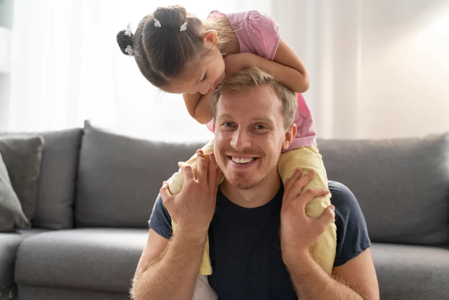 dad with daughter balíčky